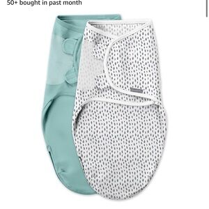 SwaddleMe by Ingenuity Easy Change Swaddle, , 0-3 Months, 2-Pack